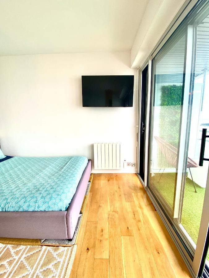- L'Iroizh - Concarneau - Vue Mer Panoramique - Studio Standing Plage Des Sables Blancs - Parking - Panoramic Sea View - Near Thalassotherapy - Wifi - Kültér fotó
